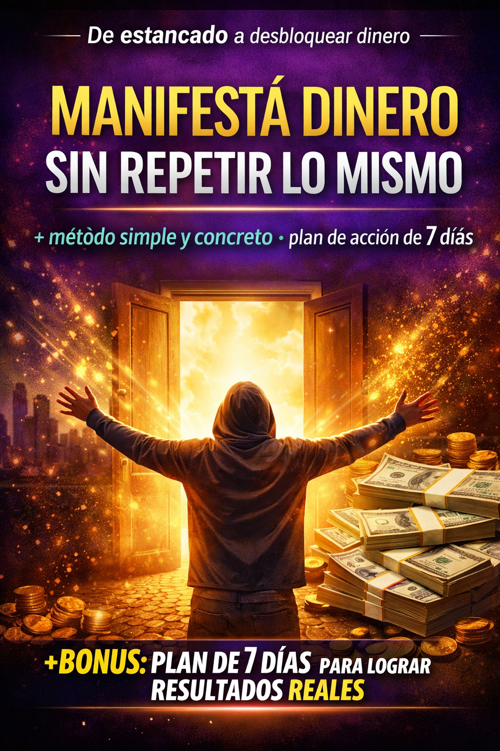 “Manifestá dinero sin repetir lo mismo: + método simple concreto + plan de acción de 7 días”